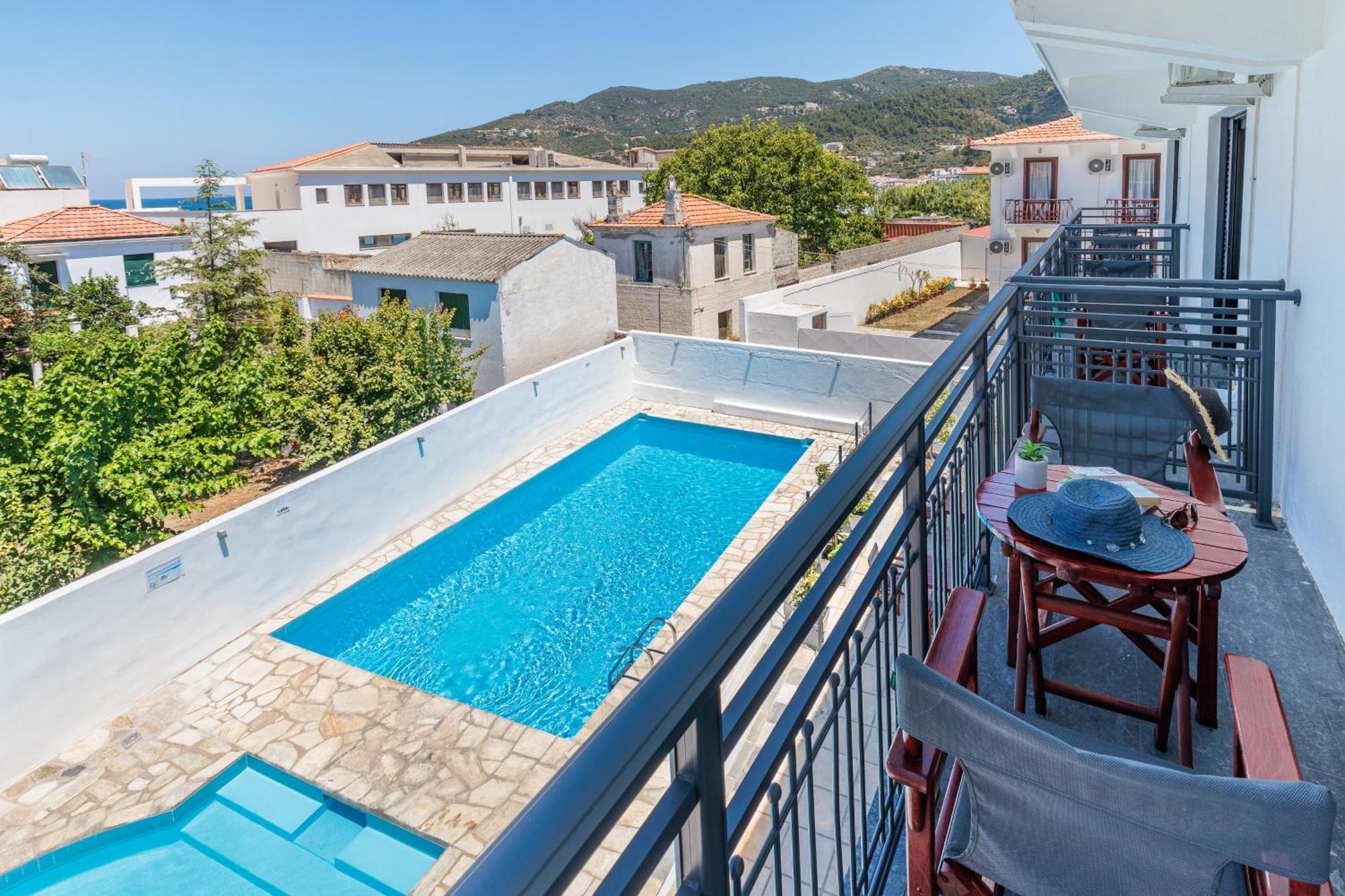Amalia Hotel Skopelos Oda fotoğraf